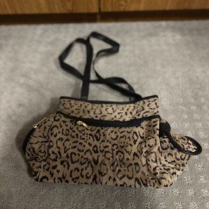 Black & Cheetah print purse
